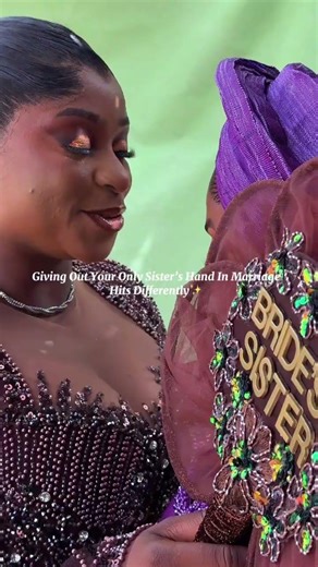 Sister's Love | Yoruba Traditional Wedding