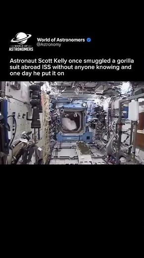 One of the funniest pranks ever pulled in space happened aboard the International Space Station! 🦍
