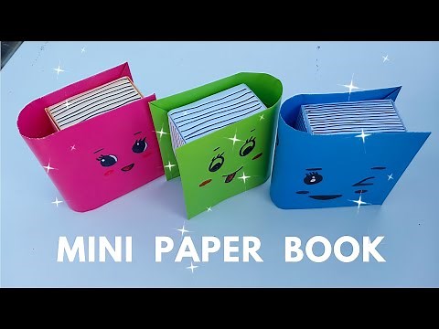 how to make mini paper book | origami book | DIY paper book | paper book tutorial | paper craft