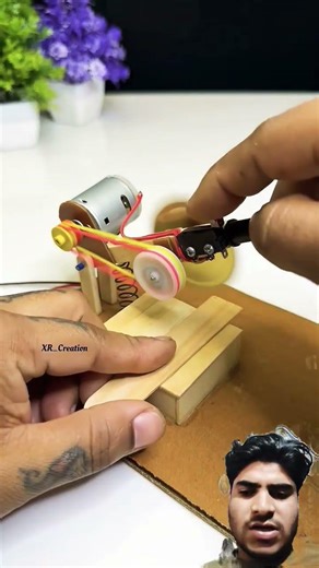 Mini cutter dc motor #shorts #viral #diy