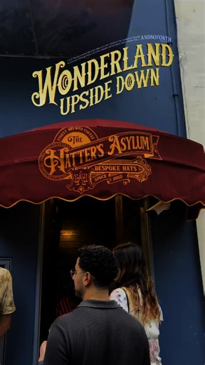 1.2K views · 45 reactions | Indulge in an exclusive 5-course Omakase dinner with the eccentric Mad Hatter.  Be transported to a whimsical Wonderland where characters come alive! Join Alice on her thrilling adventure down the rabbit hole, uncovering secrets & mysteries. A one-of-a-kind experience for your special occasion!  #WonderlandExperience | Wonderlandupsidedown | Facebook