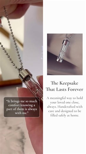 We believe Ashes Jewellery should be more than just worn - it should be treasured, passed down, and kept close forever. Our designs are made to honour your loved one and last for generations  | Hand on Heart Jewellery | Facebook