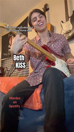 Beth - ‪@KISS‬ #guitar #guitarcover #music #kiss