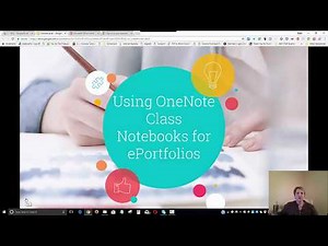 Using OneNote Class Notebooks for ePortfolios