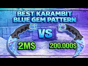 TOP 5 BEST Karambit Blue Gem Patterns in CS2 💎