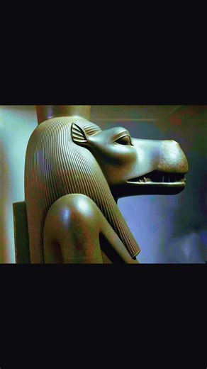 Not a beast, but a guardian: this ancient Egyptian statue represents Taweret — the ‘Great One,’ goddess of fertility, childbirth, and protection. With the body of a hippo and the strength of lion and crocodile, she watched over mothers and children, believed to ward off harm long before modern medicine existed. A symbol of fierce care carved in stone. 🌀🛡️ #archaeology #EgyptianMythology