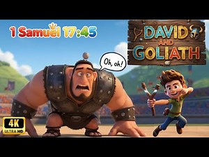 David and Goliath 💪 (1 Samuel 17:45) |🎶 Children's Christian Song ✨