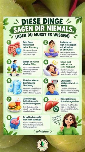 Diese Dinge sagen dir niemals, aber du musst es wissen! | FitFakten