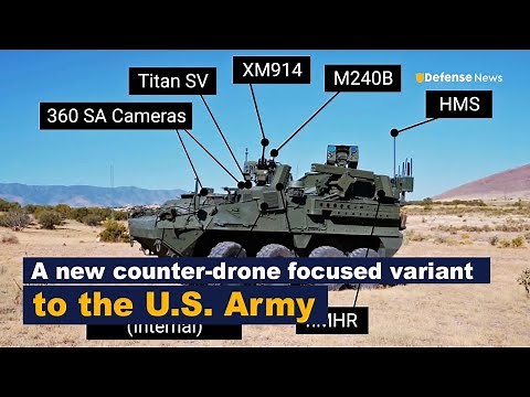 Stryker Armored Vehicle Unveiled: The New Anti-Drone Weapon with Lasers, Rocket, and Guns