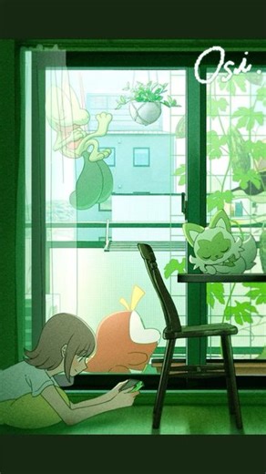 おしるこ on Instagram: "🥒🌱✂️ music by @refeeld #poke #pokemon #pokémon #illust #illustration #paint #painting #draw #drawing #drawing🎨 #anime #animation #summer #fuecoco #sprigatito #treecko #toedscruel #nintendo #ポケモン"