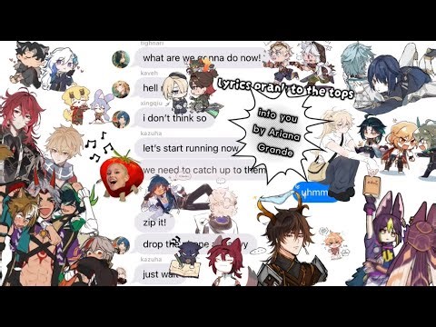 The Bottom’s Lyrics Prank On The Top’s || Genshin Impact Group Chat