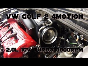 VW Golf Mk2 AWD 16V Turbo 1150HP test on street Boba-Motoring