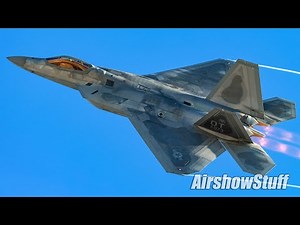 F-22 Raptor Flybys - MCAS Miramar Airshow 2022