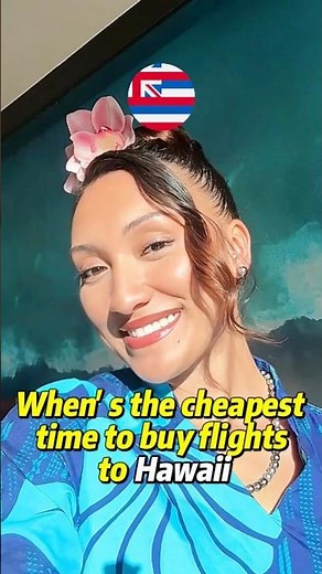 When’s the cheapest time to buy flights to Hawaii #hawaii #hawaiiisland #hawaiitravel #travel