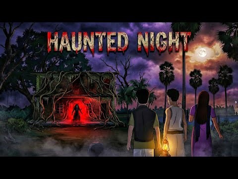 Haunted night | The Dark Night at the Haunted Mansion 👻 | Hindi Horror Animated Story