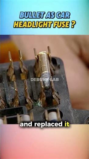 Jamie Hyneman tests a bullet as a car fuse 🔫🚗 #MythBusters