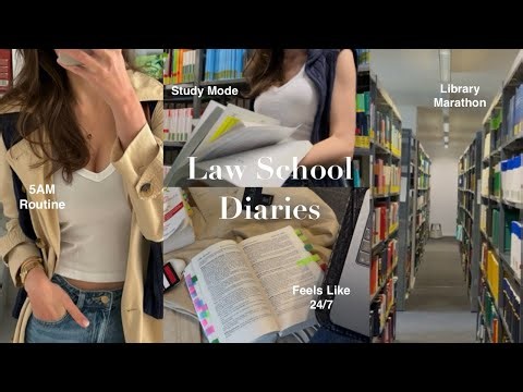 5AM Gym, Long Library Days & Staying Consistent | Law School Diaries Ep. 03