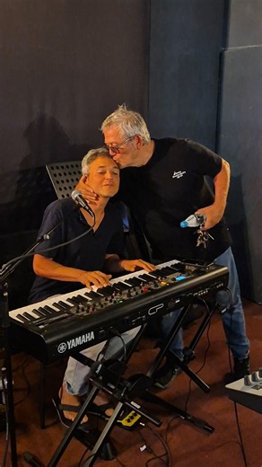 שלמה ארצי, בן בן ויונתן בחזרות לקראת מנורה 🥰