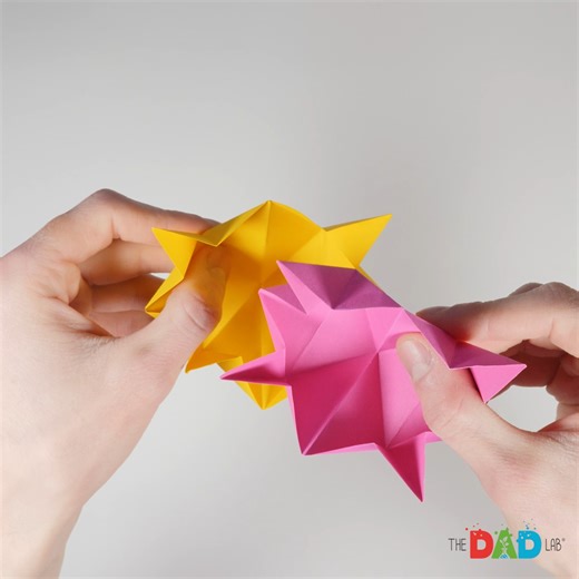 You know that moment when you discover something so simple yet so brilliant? That's exactly what happened when we made this paper fidget. Sometimes the simplest things are the most satisfying. Made this with just paper and my kids have been playing with it for hours. The best toys really don't need batteries! For more ideas like this, get @funlabapp! Comment FUNLAB and I'll send you the app link in DM. #papercrafts #fidgets #parentinghacks | TheDadLab