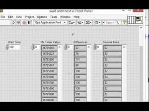VI High 60 - Comparing the Wait and the Wait Until Next Ms Multiple
