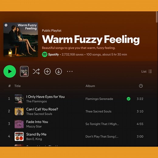  "Warm Fuzzy Feeling" Playlist - https://open.spotify.com/playlist/37i9dQZF1DX5IDTimEWoTd Thank you for adding the love song of all love songs. 囹 | The Flamingos starring Terry Johnson | Facebook