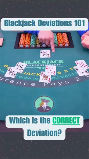 Can you choose the correct blackjack deviation?