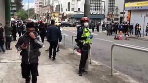#Firsthand #Feb9 Police-Civilian Clash on Sunday: Crowds Shout "Five Demands, Not One Less" 1810 | Fotan Residents in Fotan shouting: "Five Demands, Not One Less", "'Liberate Hong Kong, Revolution of our Times", "Eliminate Dirty Cops' Family", "Give Chun Yeung (residential area used for quarantine) Back!" | BeWater HK