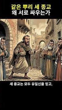 하나의 뿌리에서 갈라진 세 종교 — 기독교, 이슬람교, 유대교는 왜 싸우는가 #종교 #유대교 #기독교 #이슬람교 #아브라함