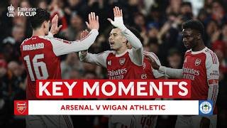 Video Arsenal – Wigan Athletic. Highlights (Football. England. FA Cup) / 15 February