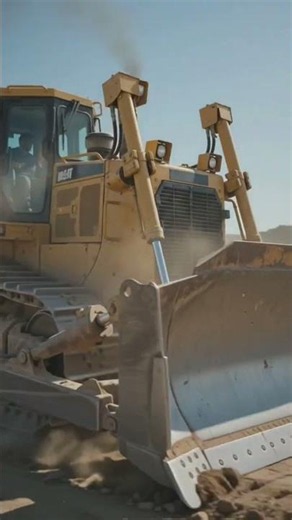Massive Bulldozer Leveling the Construction Site! 🚜🔥 #Shorts