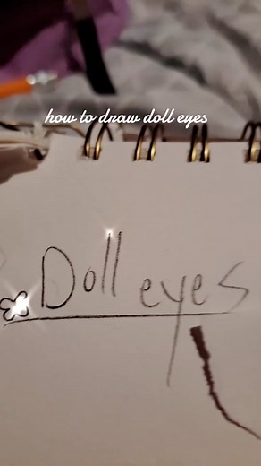 Tutorial: How to Draw Doll Eyes Step by Step