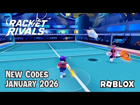 Roblox Racket Rivals New Codes January 2026