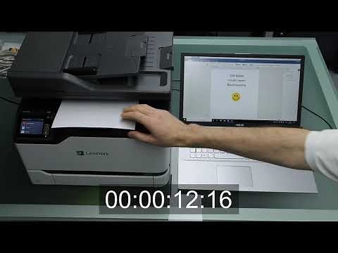 Ausdrucken und Scannen mit Lexmark MC3326