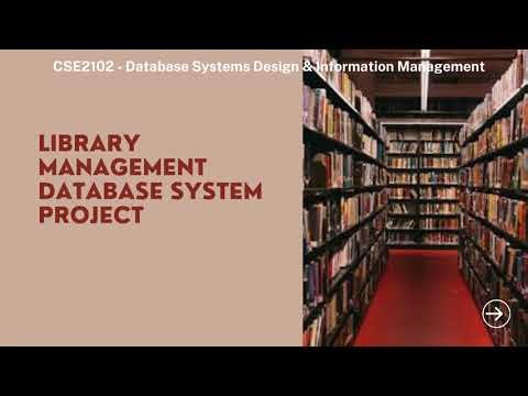 Library management database system project