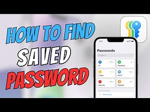 🔑 PASSWORD FINDER: How to View All Saved Passwords on iPhone (EASY)