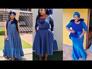 Shweshwe Traditional Wedding Dresses: 2022 Trending & Beautiful #Shweshwe Dresses That Looks Good