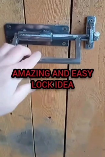 Amazing easy gate lock idea video. | Welding Boy ideas