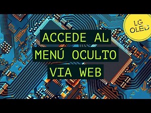 How to access the hidden menu LG via WEB directly on your TV