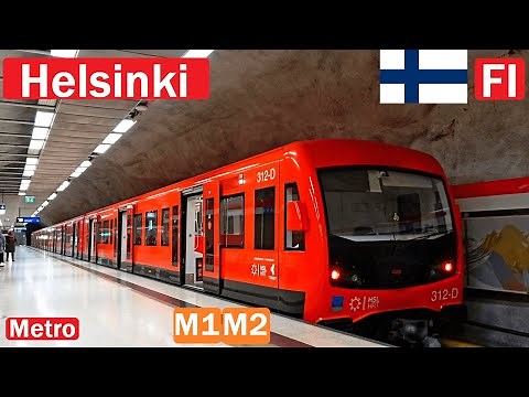 🇫🇮 HELSINKI METRO 2023 | Helsingin metro【4K】