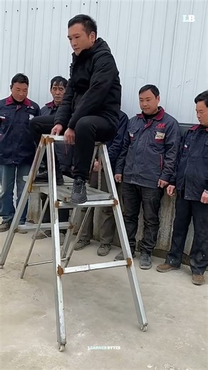 Revolutionary Ladder That Moves While You Stand on It! #learnerbytes