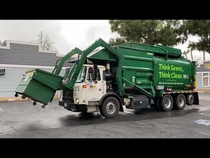 Waste Management 2018 Autocar ACX Amrep Front Loader Garbage Truck