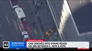 Cab crashes into Duane Reade in Midtown