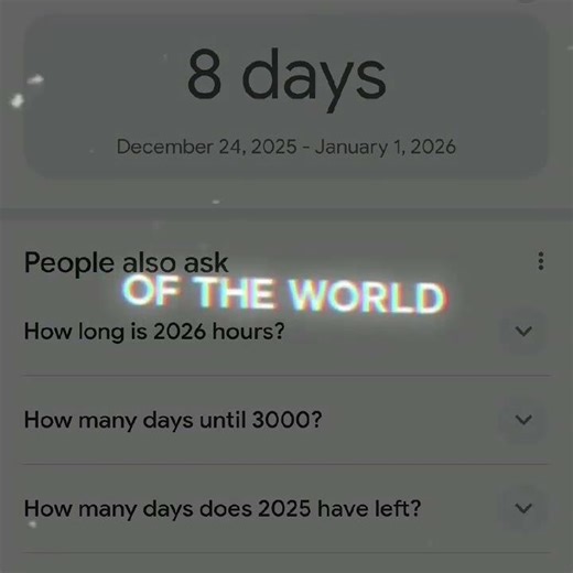 how many days until 2026.... #sad