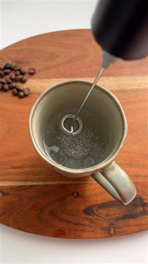 Kitchen hack : How to clean frother wand like a pro #frother #hack #coffeehack #coffee