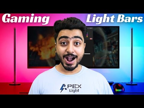Transform Your Gaming Setup with Apex RGBIC Light Bars!