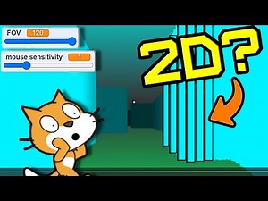 I built a 3D Game in Scratch using Only 2D Objects