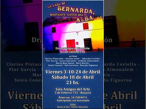 LA CASA DE BERNARDA BASTANTE ANTES DEL ALBA