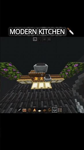 Minecraft Modern Kitchen Build Tutorial 🏡✨ | #minecraft EASY BUILD #minecraftbedrock
