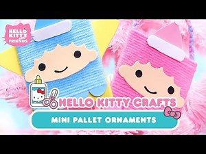 Hello Kitty Mini Pallet Ornaments | Hello Kitty Crafts