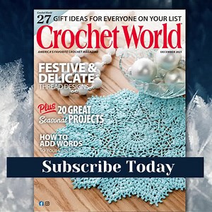 31K views · 3.8K reactions | Get 20+ GORGEOUS crochet designs included in every issue! Over 200 patterns!  Subscribe today to get the LOWEST PRICE EVER! | Crochet World Magazine | Facebook
